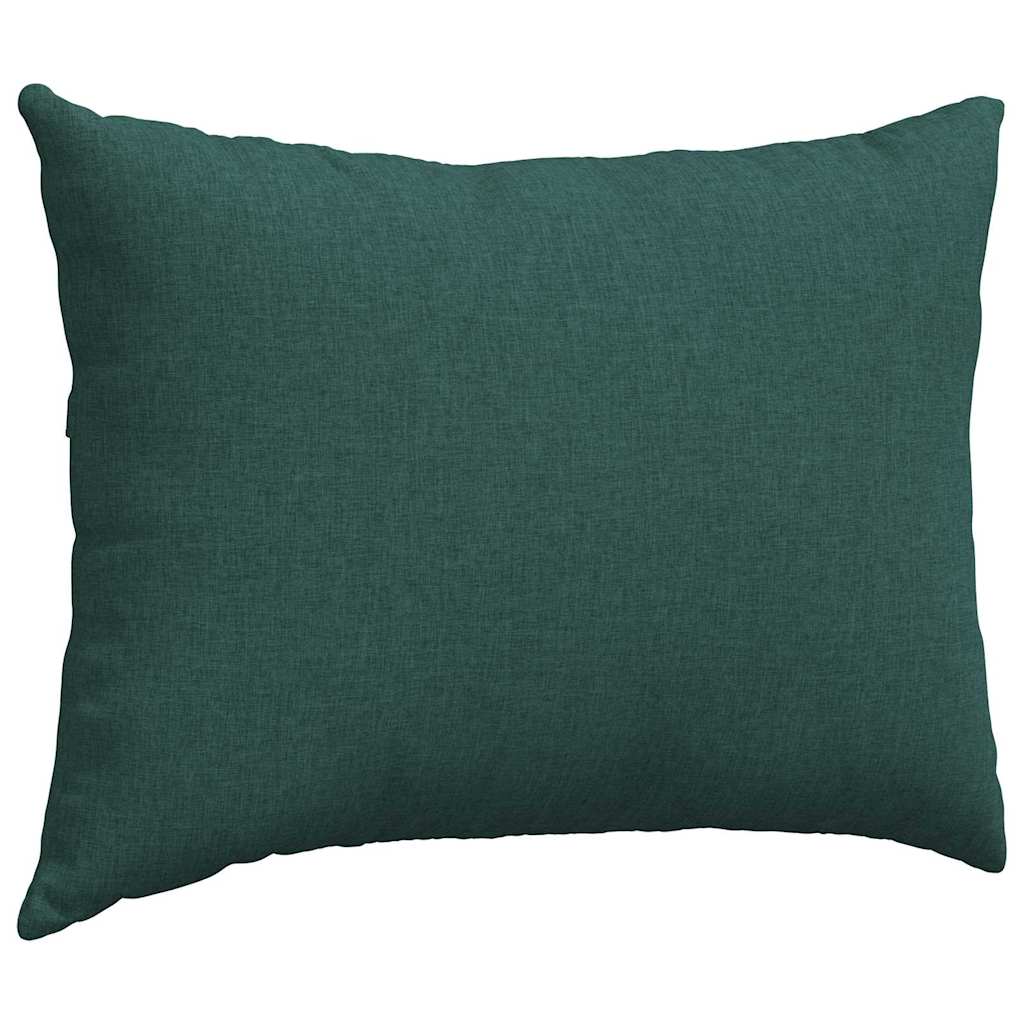 Cuscini da Divano 2 pcs Verde Scuro 70 x 50 cm Tessuto | homemem39