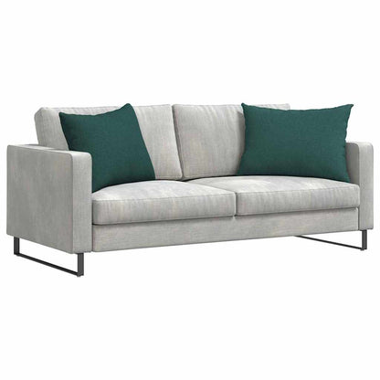 Cuscini da Divano 2 pcs Verde Scuro 70 x 50 cm Tessuto | homemem39