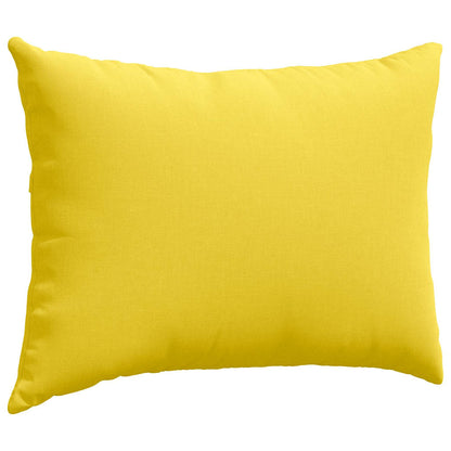 Cuscini da Divano 2 pcs Giallo Chiaro 70 x 50 cm Tessuto | homemem39