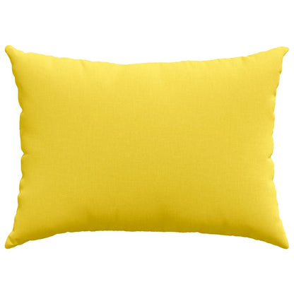 Cuscini da Divano 2 pcs Giallo Chiaro 70 x 50 cm Tessuto | homemem39