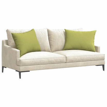 Cuscini da Divano 2 pcs Verde chiaro 70 x 50 cm Tessuto | homemem39