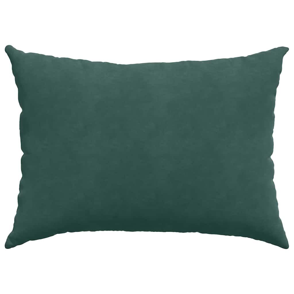 Cuscini da Divano 2 pcs Verde Scuro 70 x 50 cm Tessuto in Cords | homemem39