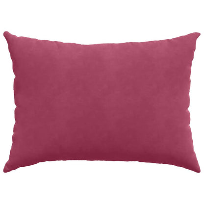 Cuscini da Divano 2 pcs Rosso Vino 70 x 50 cm Tessuto in Cords | homemem39
