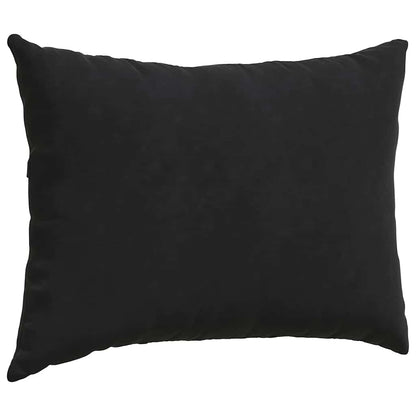Cuscini da Divano 2 pcs Nero 70 x 50 cm Tessuto in Cords