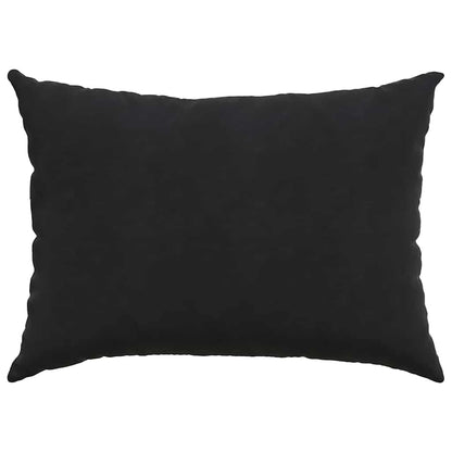 Cuscini da Divano 2 pcs Nero 70 x 50 cm Tessuto in Cords