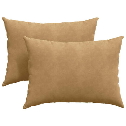 Cuscini da Divano 2 pcs Marrone 70 x 50 cm Tessuto in Cords | homemem39