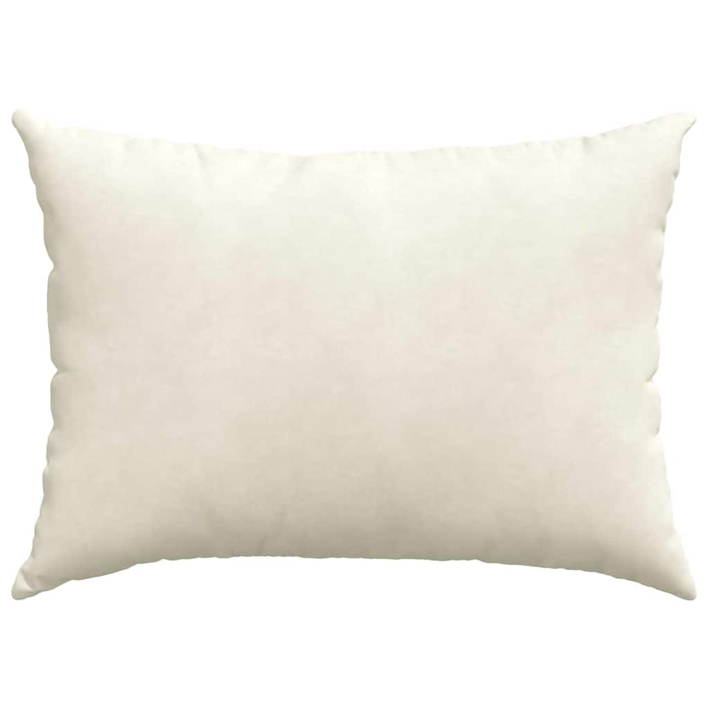Cuscini da Divano 2 pcs Crema 70 x 50 cm Tessuto in Cords | homemem39