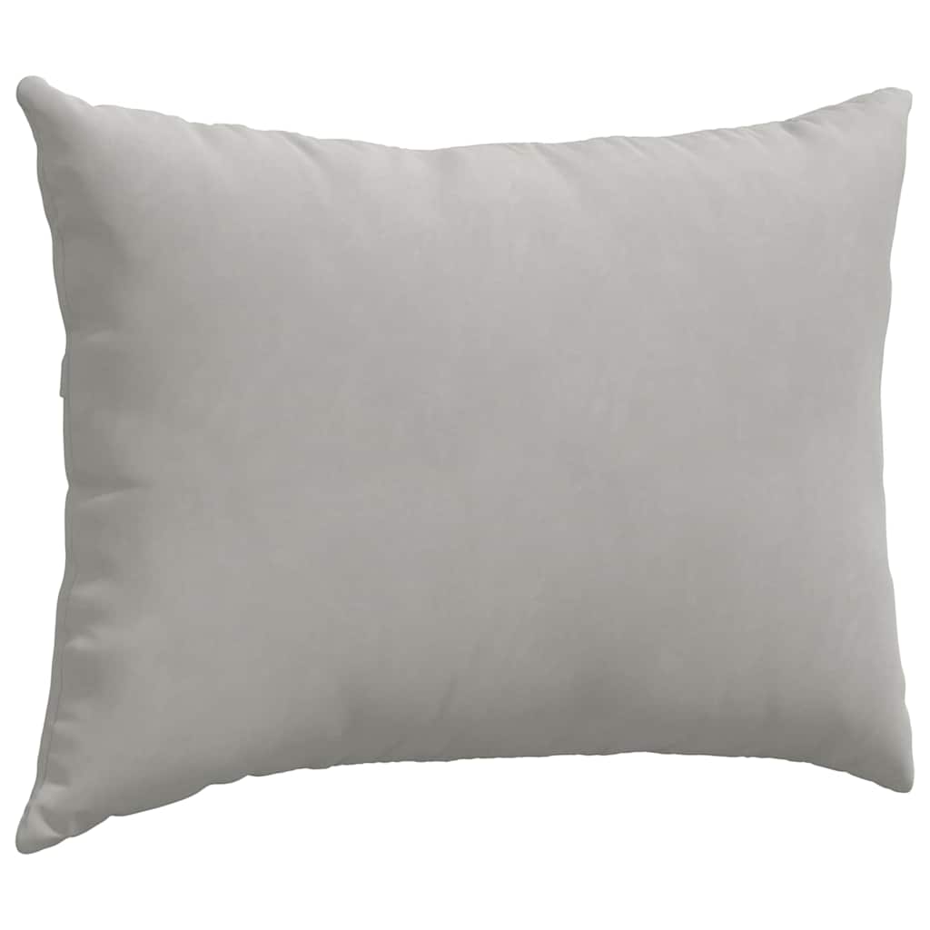 Cuscini da Divano 2 pcs Grigio chiaro 70 x 50 cm Tessuto | homemem39