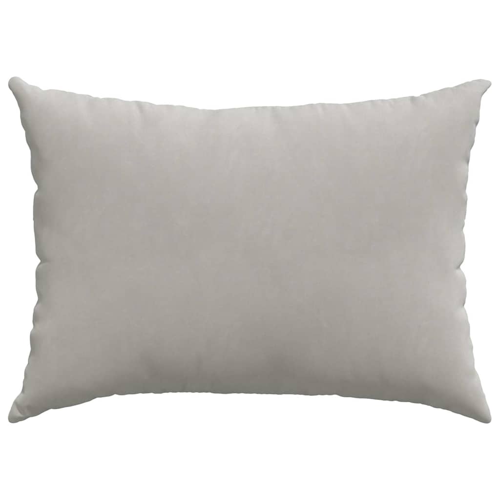 Cuscini da Divano 2 pcs Grigio chiaro 70 x 50 cm Tessuto | homemem39