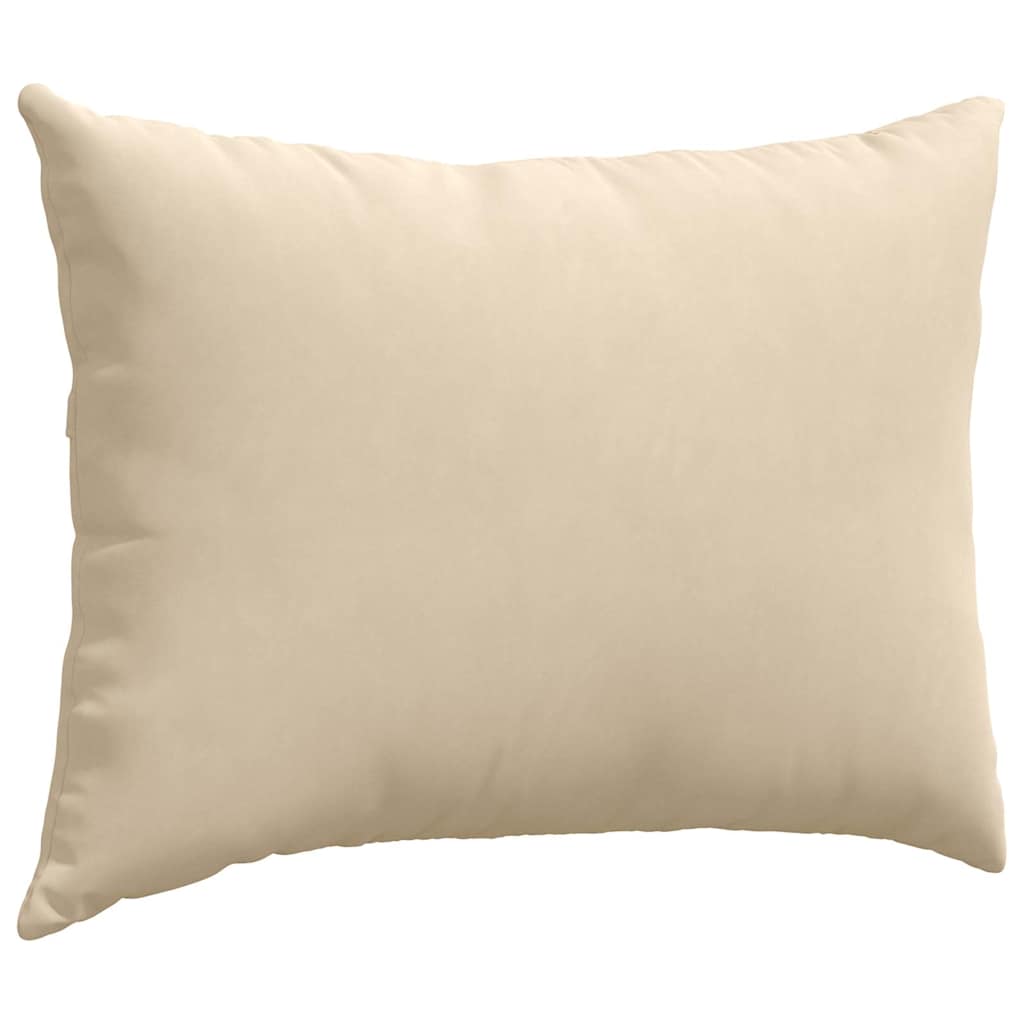 Cuscini da Divano 2 pcs Crema 70 x 50 cm Tessuto | homemem39