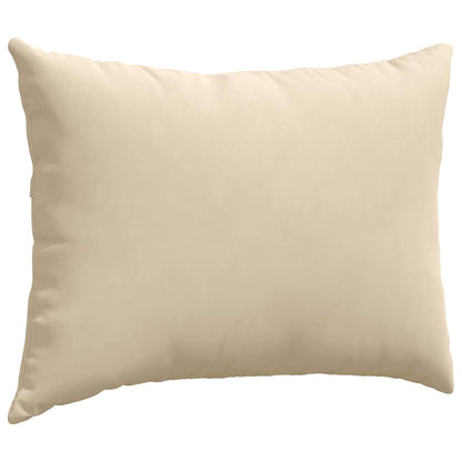 Cuscini da Divano 2 pcs Crema 70 x 50 cm Tessuto