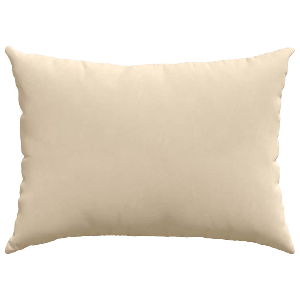 Cuscini da Divano 2 pcs Crema 70 x 50 cm Tessuto | homemem39