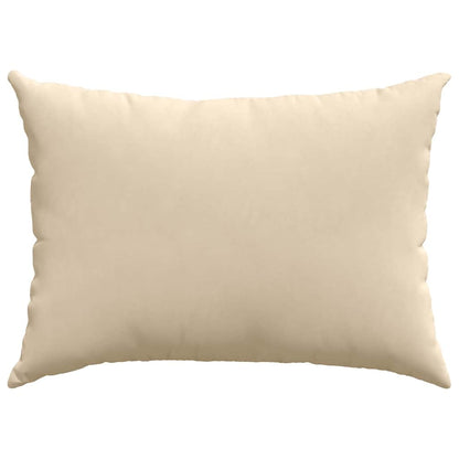 Cuscini da Divano 2 pcs Crema 70 x 50 cm Tessuto | homemem39