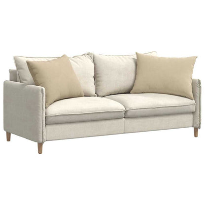 Cuscini da Divano 2 pcs Crema 70 x 50 cm Tessuto | homemem39