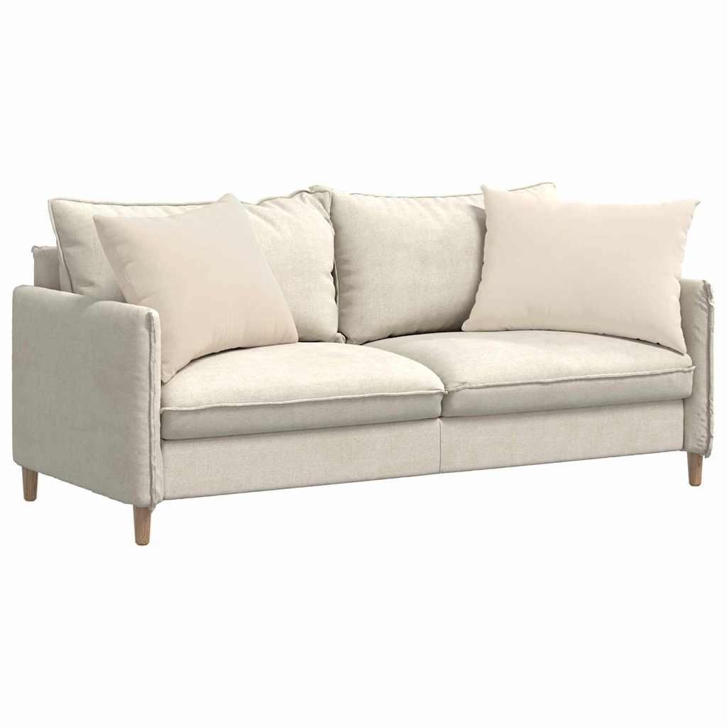 Cuscini da Divano 2 pcs Beige 70 x 50 cm Tessuto | homemem39