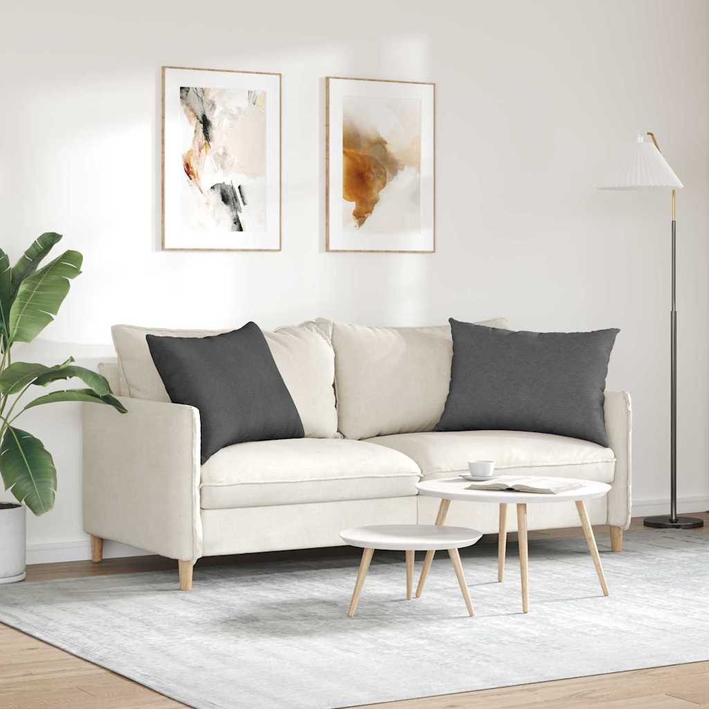 Cuscini da Divano 2 pcs Grigio scuro 70 x 50 cm | homemem39