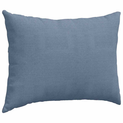 Cuscini da Divano 2 pcs Blu 70 x 50 cm Tessuto in Cords