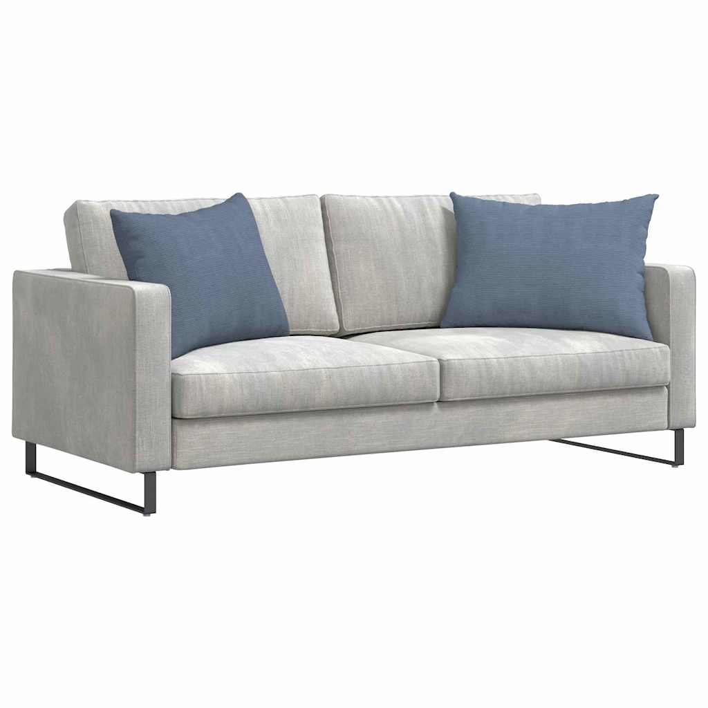 Cuscini da Divano 2 pcs Blu 70 x 50 cm Tessuto in Cords | homemem39