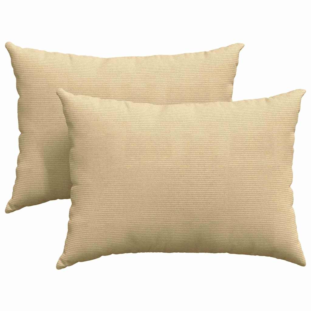 Cuscini da Divano 2 pcs Grigio Verde 70 x 50 cm | homemem39