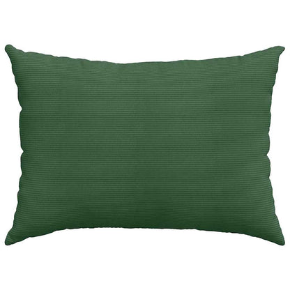 Cuscini da Divano 2 pcs Verde Scuro 70 x 50 cm Tessuto in Cords | homemem39