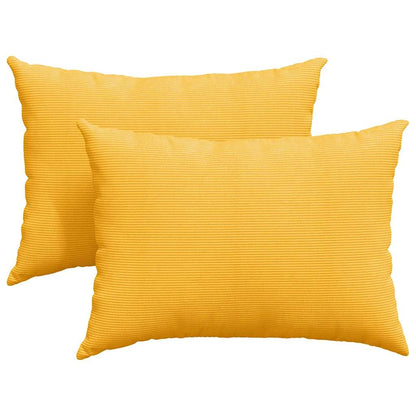 Cuscini da Divano 2 pcs Giallo Chiaro 70 x 50 cm | homemem39