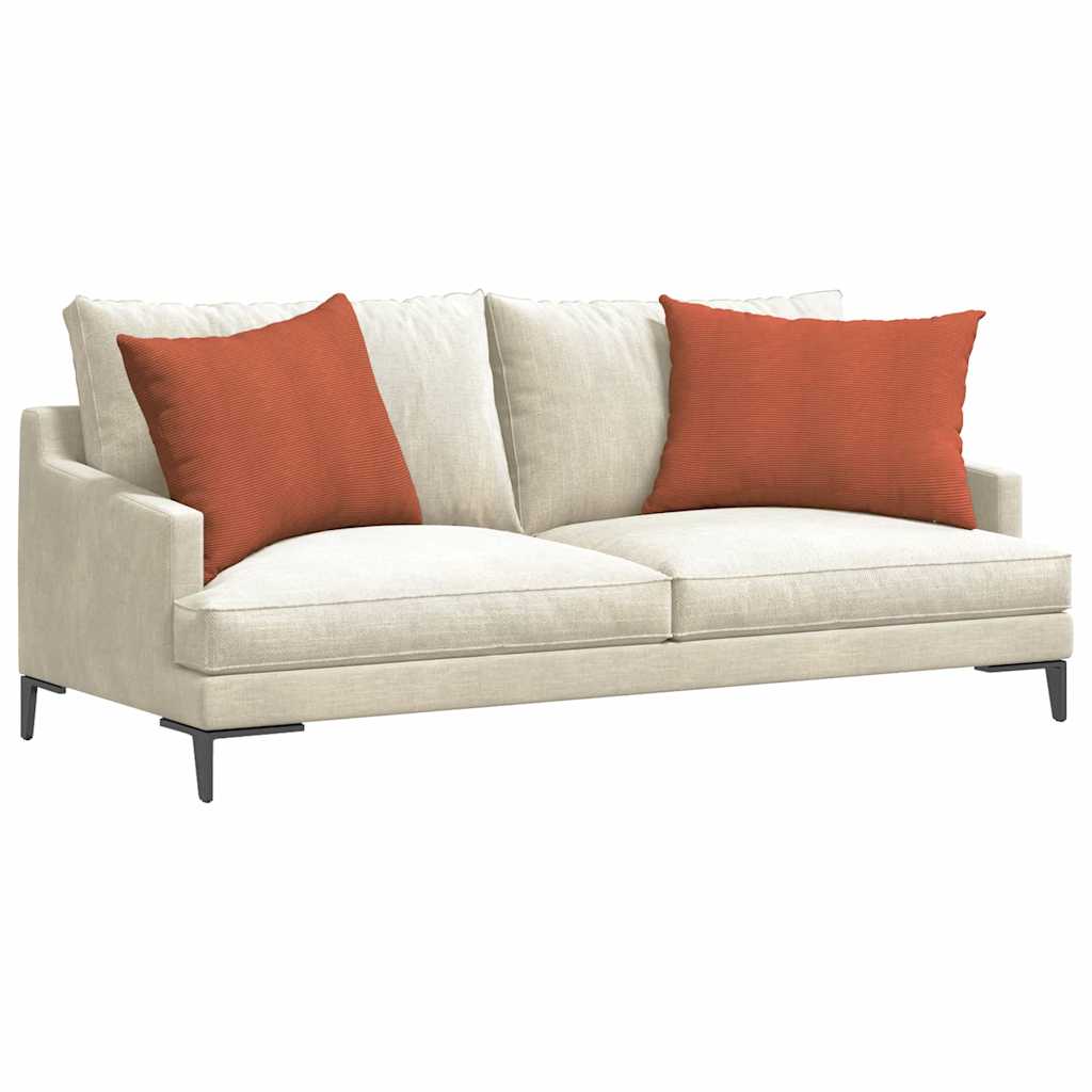 Cuscini da Divano 2 pcs Rosso Arancio 70 x 50 cm | homemem39