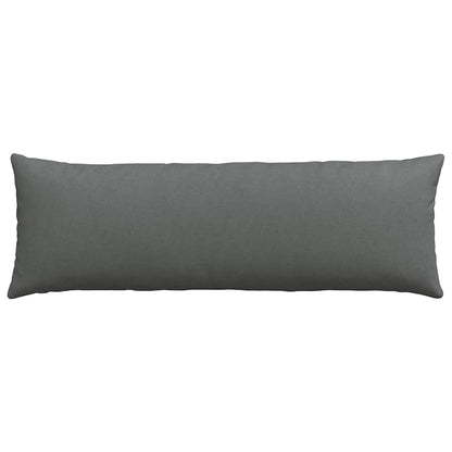 Cuscini da Divano 2 pcs Grigio scuro 120 x 40 cm Tessuto