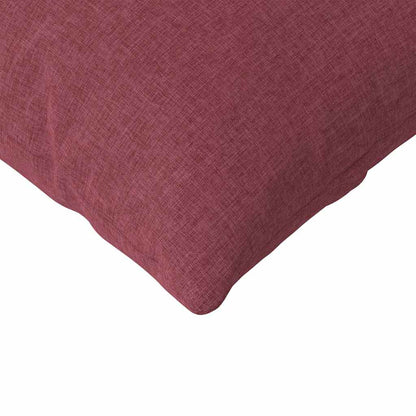 Cuscini da Divano 2 pcs Rosso Vino 120 x 40 cm Tessuto | homemem39
