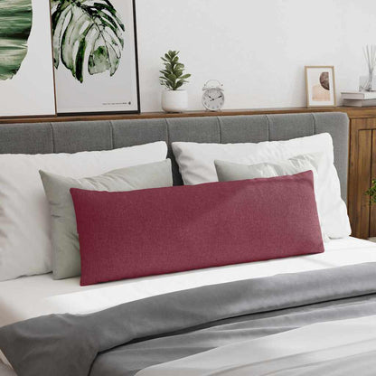 Cuscini da Divano 2 pcs Rosso Vino 120 x 40 cm Tessuto | homemem39