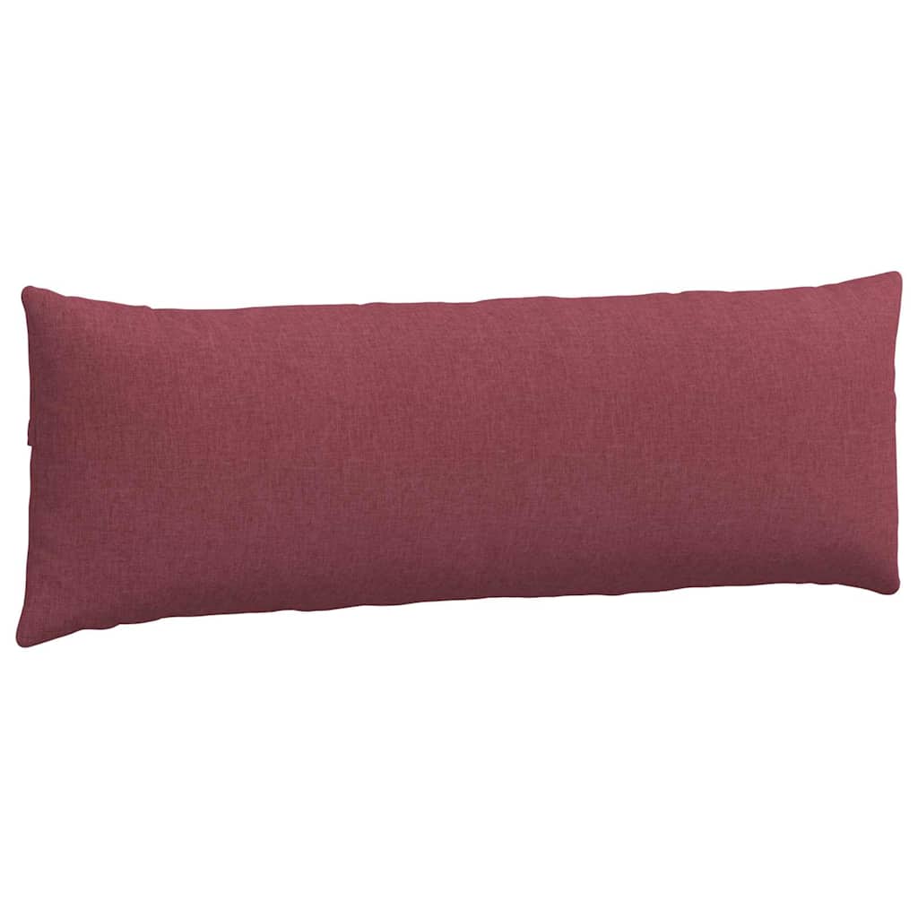 Cuscini da Divano 2 pcs Rosso Vino 120 x 40 cm Tessuto | homemem39