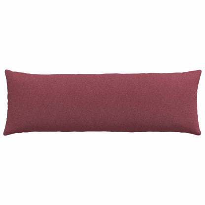 Cuscini da Divano 2 pcs Rosso Vino 120 x 40 cm Tessuto