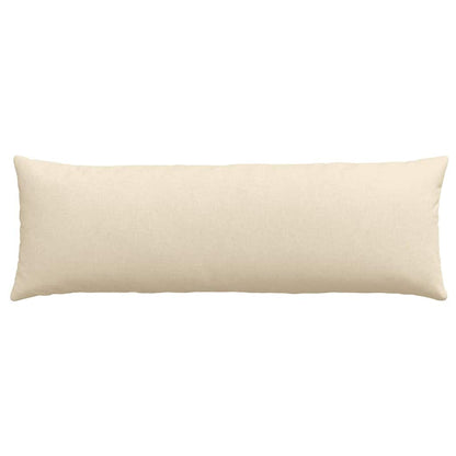 Cuscini da Divano 2 pcs Crema 120 x 40 cm Tessuto
