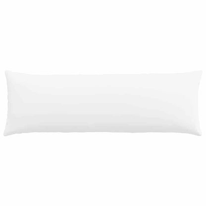 Cuscini da Divano 2 pcs Bianco 120 x 40 cm Tessuto