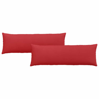 Cuscini da Divano 2 pcs Rosso 120 x 40 cm Tessuto | homemem39