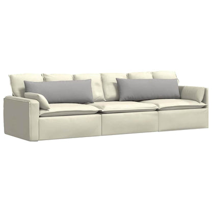 Cuscini da Divano 2 pcs Grigio Nuvola 120 x 40 cm Tessuto | homemem39