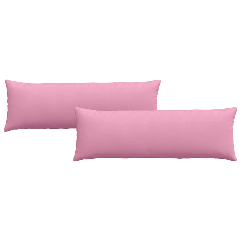 Cuscini da Divano 2 pcs Rosa 120 x 40 cm Tessuto | homemem39