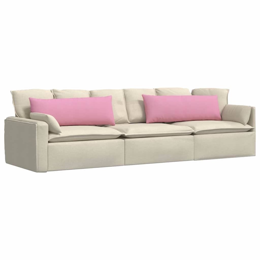 Cuscini da Divano 2 pcs Rosa 120 x 40 cm Tessuto