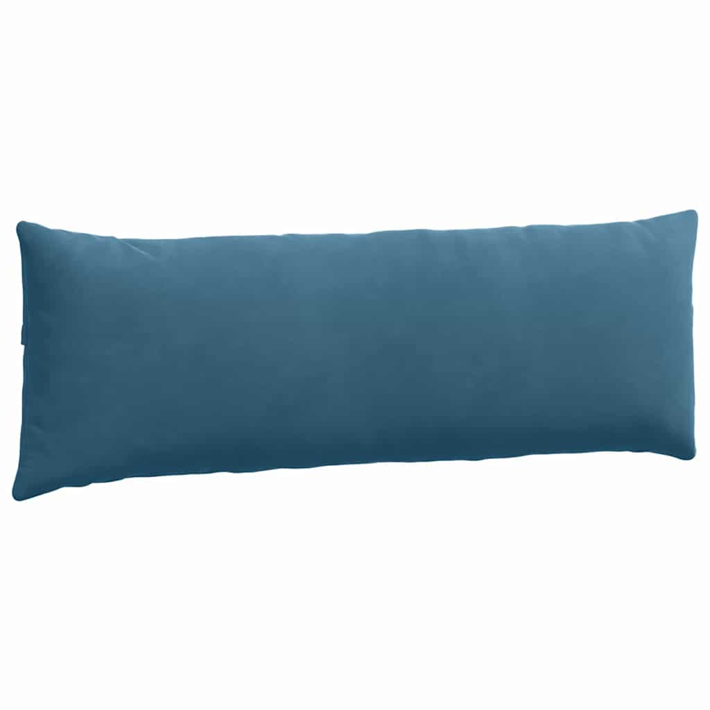 Cuscini da Divano 2 pcs Blu 120 x 40 cm Tessuto in Cords