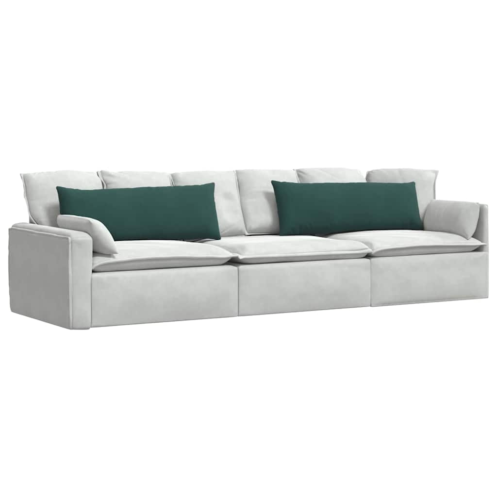 Cuscini da Divano 2 pcs Verde Scuro 120 x 40 cm | homemem39