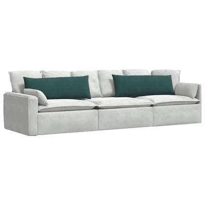Cuscini da Divano 2 pcs Verde Scuro 120 x 40 cm | homemem39