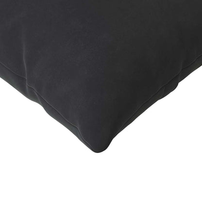 Cuscini da Divano 2 pcs Nero 120 x 40 cm Tessuto in Cords | homemem39