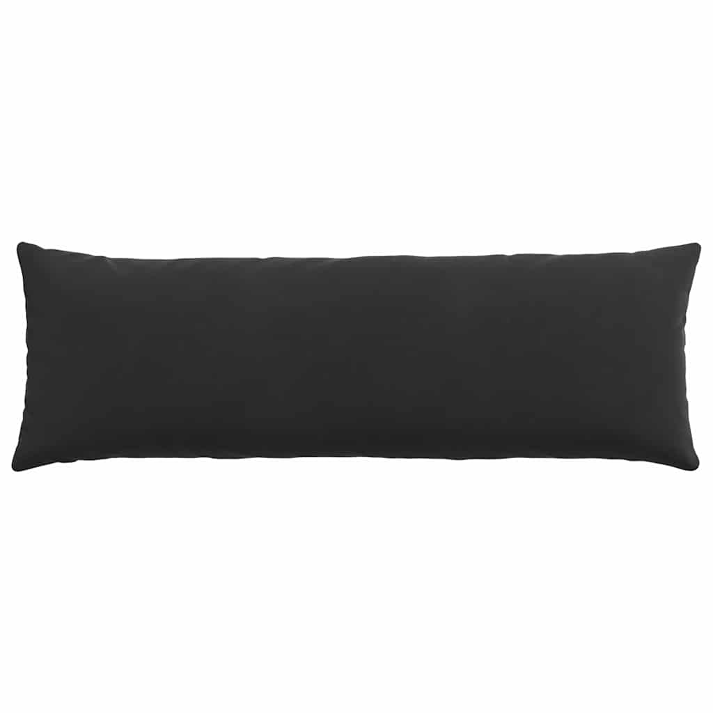 Cuscini da Divano 2 pcs Nero 120 x 40 cm Tessuto in Cords | homemem39