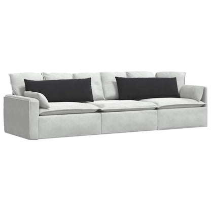 Cuscini da Divano 2 pcs Nero 120 x 40 cm Tessuto in Cords | homemem39