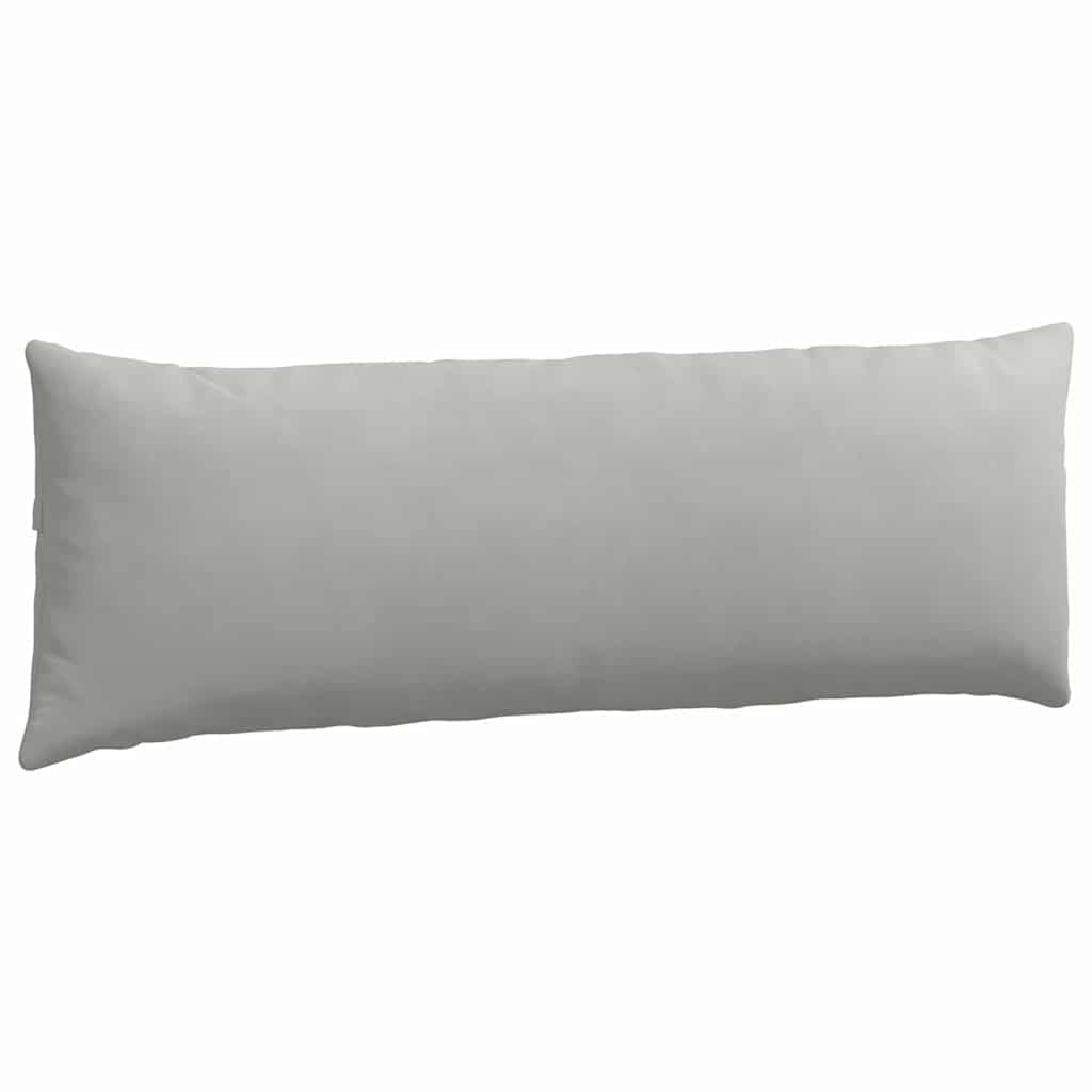 Cuscini da Divano 2 pcs Grigio chiaro 120 x 40 cm Tessuto | homemem39