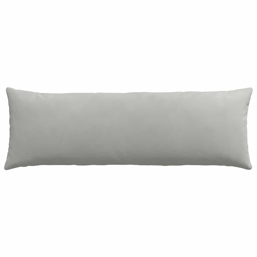 Cuscini da Divano 2 pcs Grigio chiaro 120 x 40 cm Tessuto | homemem39