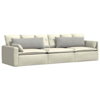 Cuscini da Divano 2 pcs Grigio chiaro 120 x 40 cm Tessuto | homemem39