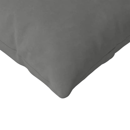 Cuscini da Divano 2 pcs Grigio scuro 120 x 40 cm Tessuto