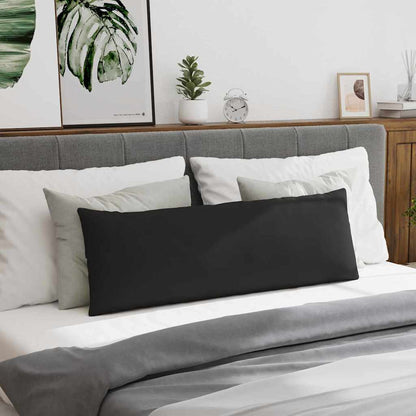 Cuscini da Divano 2 pcs Nero 120 x 40 cm Tessuto | homemem39
