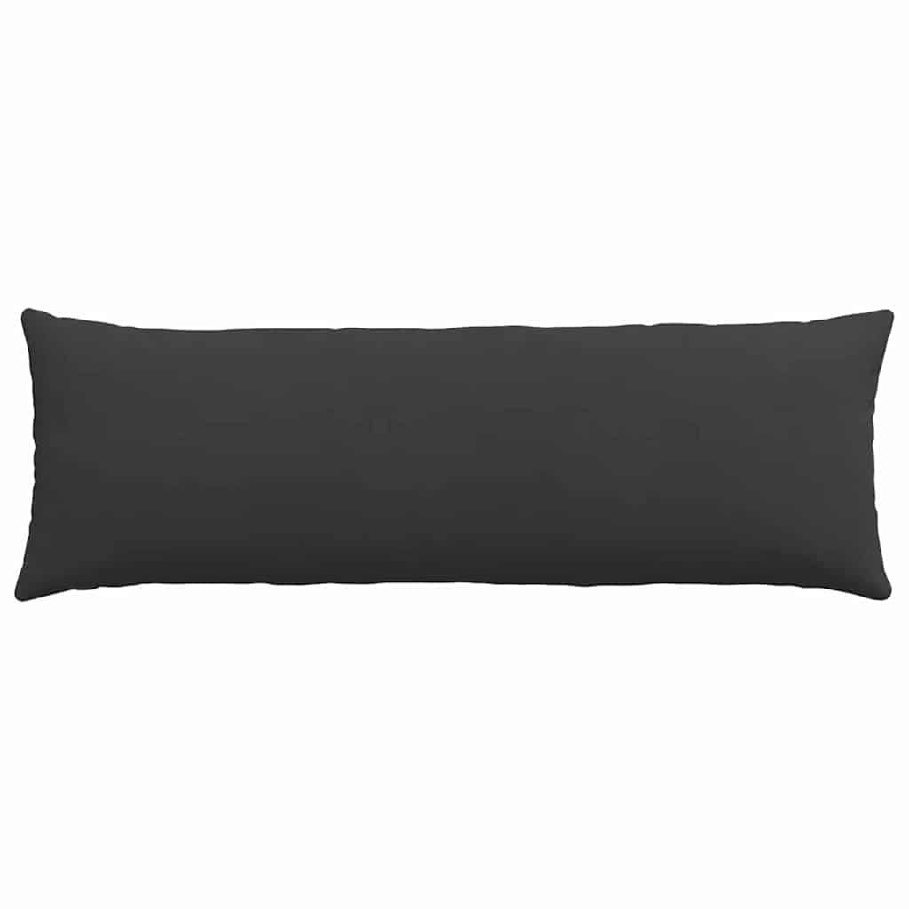 Cuscini da Divano 2 pcs Nero 120 x 40 cm Tessuto | homemem39