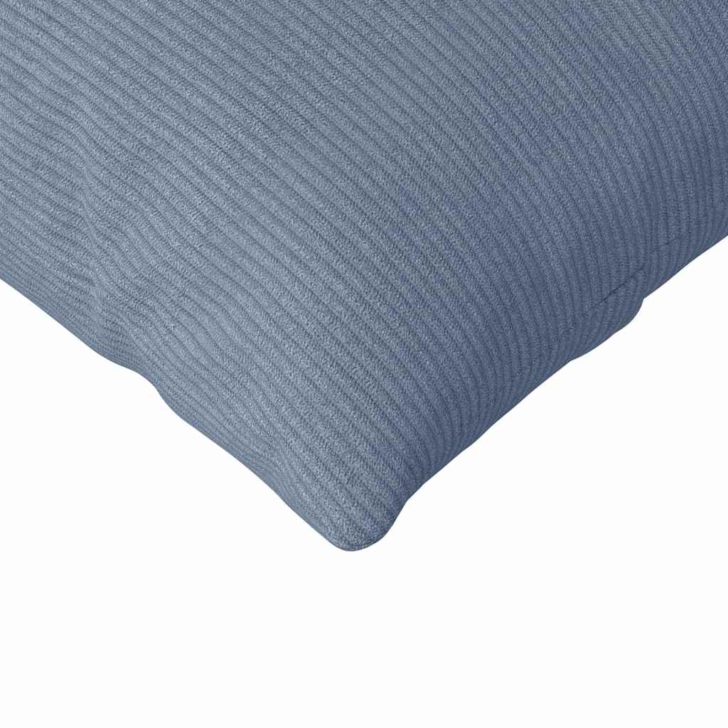 Cuscini da Divano 2 pcs Blu 120 x 40 cm Tessuto in Cords | homemem39